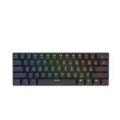 Teclado Savio Blackout Preto Multicolor Inglês Qwerty