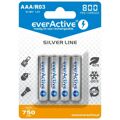 Pilhas Recarregáveis Everactive EVHRL03-800 R03 AAA 1,2 V