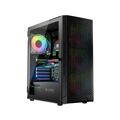 Caixa Semitorre Atx Logic Aramis Argb Preto