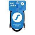 Cabo áudio Jack (3,5 mm) Sound Station Quality (ssq) SS-1425 Preto 2 M