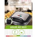 Sanduicheira Adler Ad 3015 Preto Multicolor Prateado 750 W