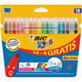 Marcadores Borronas  Bic Kid  18 Cores