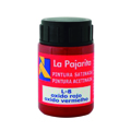 Tinta Pástica e Vinílica Líquida La Pajarita 35ML Vermelho Oxido 6 Un.