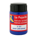 Tinta Pástica e Vinílica Líquida La Pajarita 35ML Azul Ultramar 6 Un.