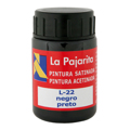 Tinta Pástica e Vinílica Líquida La Pajarita 35ML Preto 6 Un.