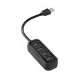 Hub USB Vention VAS-J43-B100 Preto (1 Unidade)