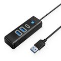 Hub USB Orico PWC2U-U3-015-BK-EP Preto