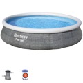 Bestway Conjunto Piscina Insuflável Fast Set com Bomba 396x84 cm