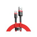 Cabo USB a para USB C Baseus CATKLF-A09 Vermelho 50 cm 0,5 M