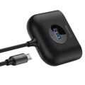 Hub USB Baseus Square Round 4-in-1 Preto