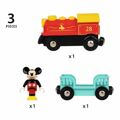 Playset Brio Micky Mouse Battery Train 3 Peças