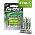 Pilhas Recarregáveis Energizer Accu Recharge Power Plus 2000 AA BP4 AA HR6