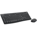 Teclado e Rato sem Fios Logitech MK370 Azerty Francês Cinzento Grafite