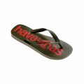 Chinelos para Mulher Havaianas Top Logomania Vermelho Verde-escuro Azeitona 37-38