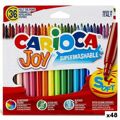 Conjunto de Canetas de Feltro Carioca Joy Multicolor (48 Unidades)