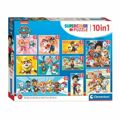 Set de 10 Puzzles The Paw Patrol Clementoni Supercolor 330 Peças