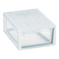 Cómoda Terry Light Drawer M Multiusos Transparente (29,6 X 39 X 16 cm)