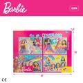 Set de 4 Puzzles Barbie Maxifloor 192 Peças 35 X 1,5 X 25 cm