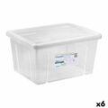 Caixa de Armazenagem com Tampa Tontarelli Linea Box 29 L 47 X 36 X 24,5 cm (6 Unidades)