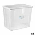 Caixa de Armazenagem com Tampa Tontarelli Linea Box 80 L 59 X 39 X 48 cm (6 Unidades)