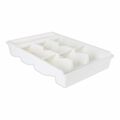 Organizador de Talheres Tontarelli Bella Plus Branco 43,6 X 28,7 X 7,13 cm (6 Unidades)