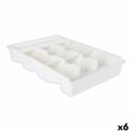 Organizador de Talheres Tontarelli Bella Plus Branco 43,6 X 28,7 X 7,13 cm (6 Unidades)