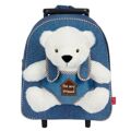 Mochila Escolar com Rodas Perletti Perry 38 X 28 X 11 cm Urso Polar