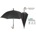 Guarda-chuva Perletti Golf 69/8 Madeira Preto Microfibra ø 120 cm