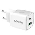 Carregador de Parede 2 em 1 Celly Branco 20 W