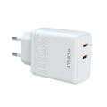 Carregador de Parede Celly TC2USBC35WWH Branco