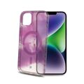 Capa para Telemóvel Celly iPhone 15 Plus Roxo Transparente