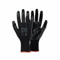 Luvas de Trabalho Cofra Skinproof Preto Nylon Elastano Nitrila 9