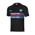 Camisola de Manga Curta Homem Sparco Martini Racing Preto (tamanho L)
