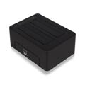 Dock Station Dual Ewent Dual 2.5"-3.5" USB 3.1 Abs Preto