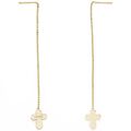 Brincos Femininos Amen Croce Gold