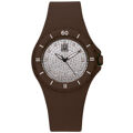 Relógio Feminino Light Time Silicon Strass (ø 36 mm)