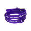 Bracelete Feminino Il Mezzometro I Love You Silver - Bracciale In Silicone/silicone Bracelet