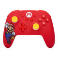 Controlo Remoto sem Fios para Videojogos Powera Mario Vermelho