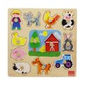 Puzzle Infantil de Madeira Diset (12 Pcs)