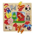 Puzzle Infantil de Madeira Diset (12 Pcs)