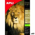 Papel Fotográfico Brilhante Apli Inkjet 60 Folhas 240 G/m² A4