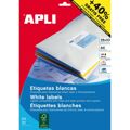 Adesivos/etiquetas Apli Branco A4 ø 40 mm 25 Folhas