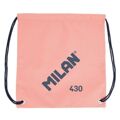 Saco Mochila com Cordas Milan Since 1918 42 X 34 X 0,7 cm Cor de Rosa