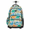 Mochila Escolar Milan Dinossauros 25 L Verde