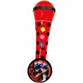 Microfone para Karaoke Lady Bug Vermelho