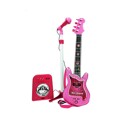 Guitarra Infantil Reig Microfone Cor de Rosa