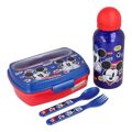 Conjunto de Louça Infantil Mickey Mouse Happy Smiles 21 X 18 X 7 cm Vermelho Azul