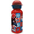 Garrafa Spider-man Arachnid Grid 370 Ml Infantil Alumínio