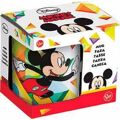 Caneca Mickey Mouse Happy Smiles Cerâmica Vermelho Azul (350 Ml)