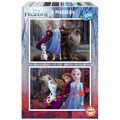 Set de 2 Puzzles Frozen Believe 100 Peças 40 X 28 cm